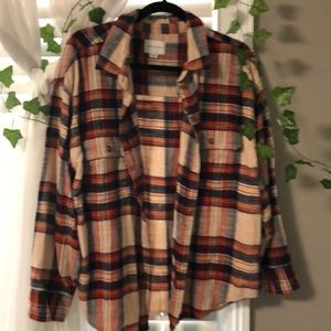 American Eagle Flannel button up size L